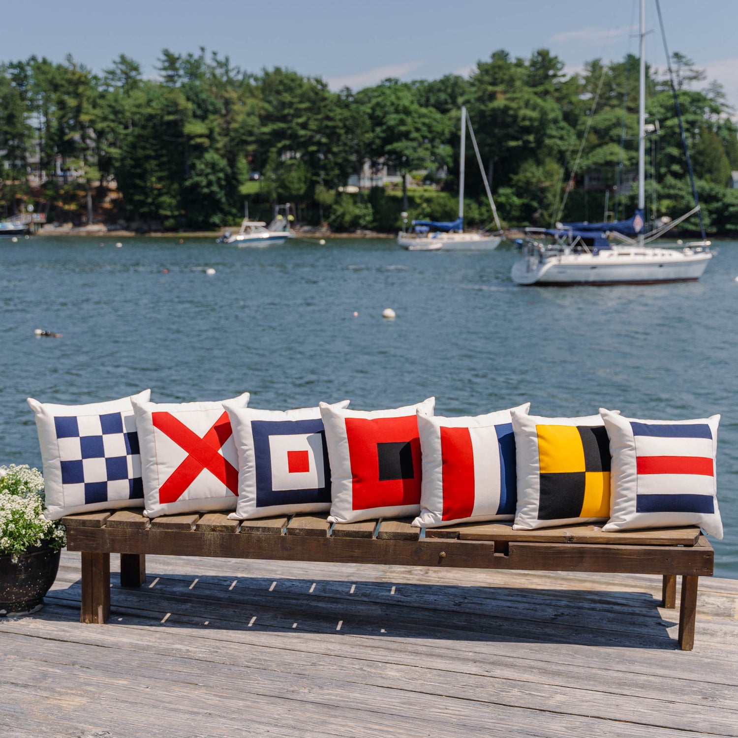 Code Flags Pillows