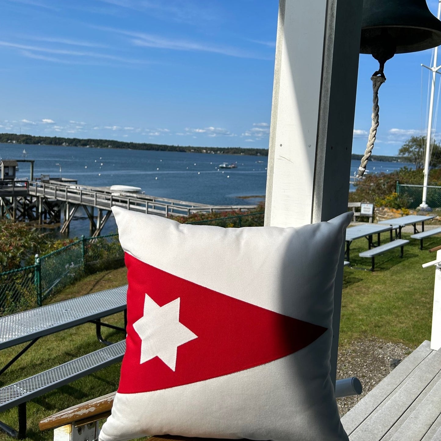 Sandy Bay Yacht Club Pillow