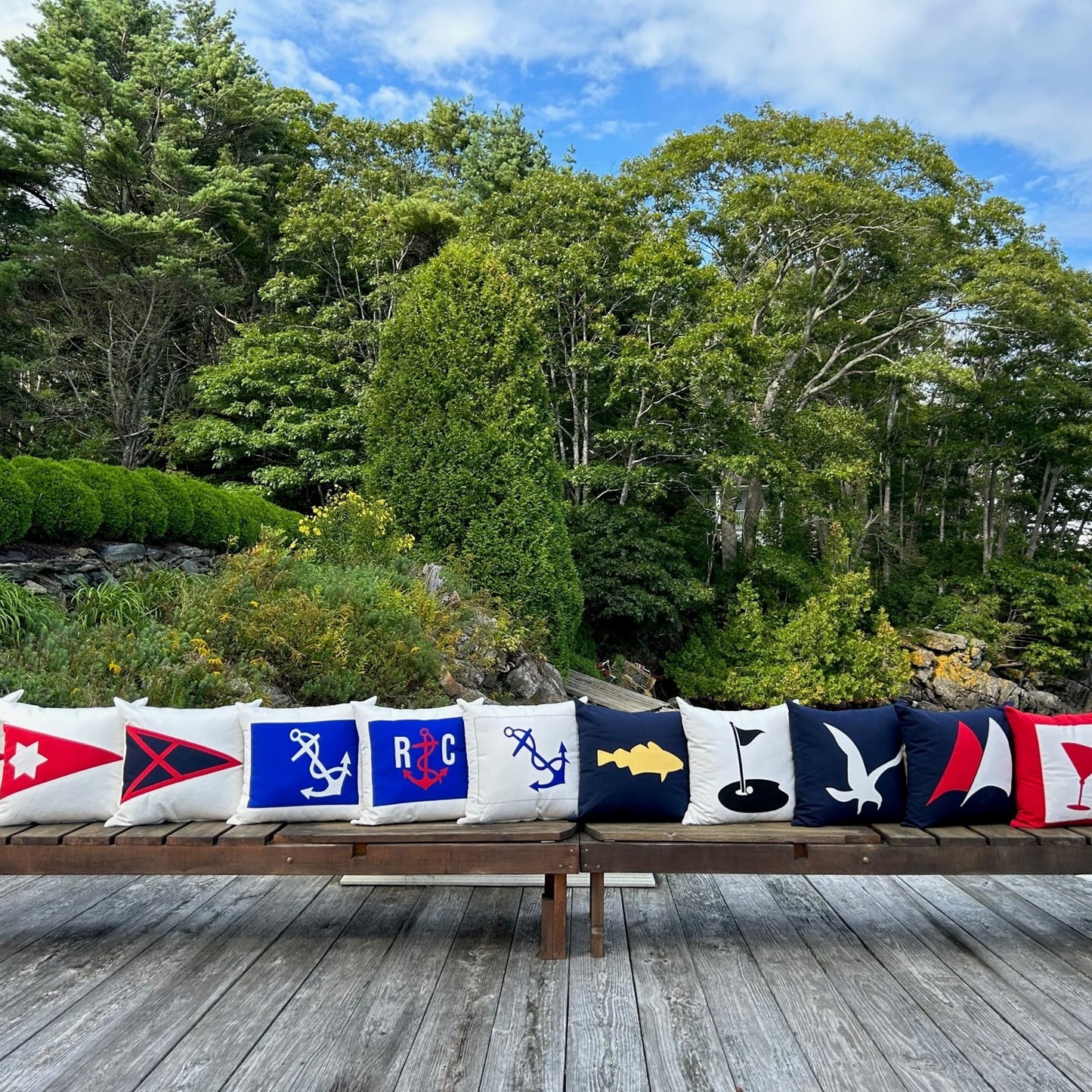 Sandy Bay Yacht Club Pillow