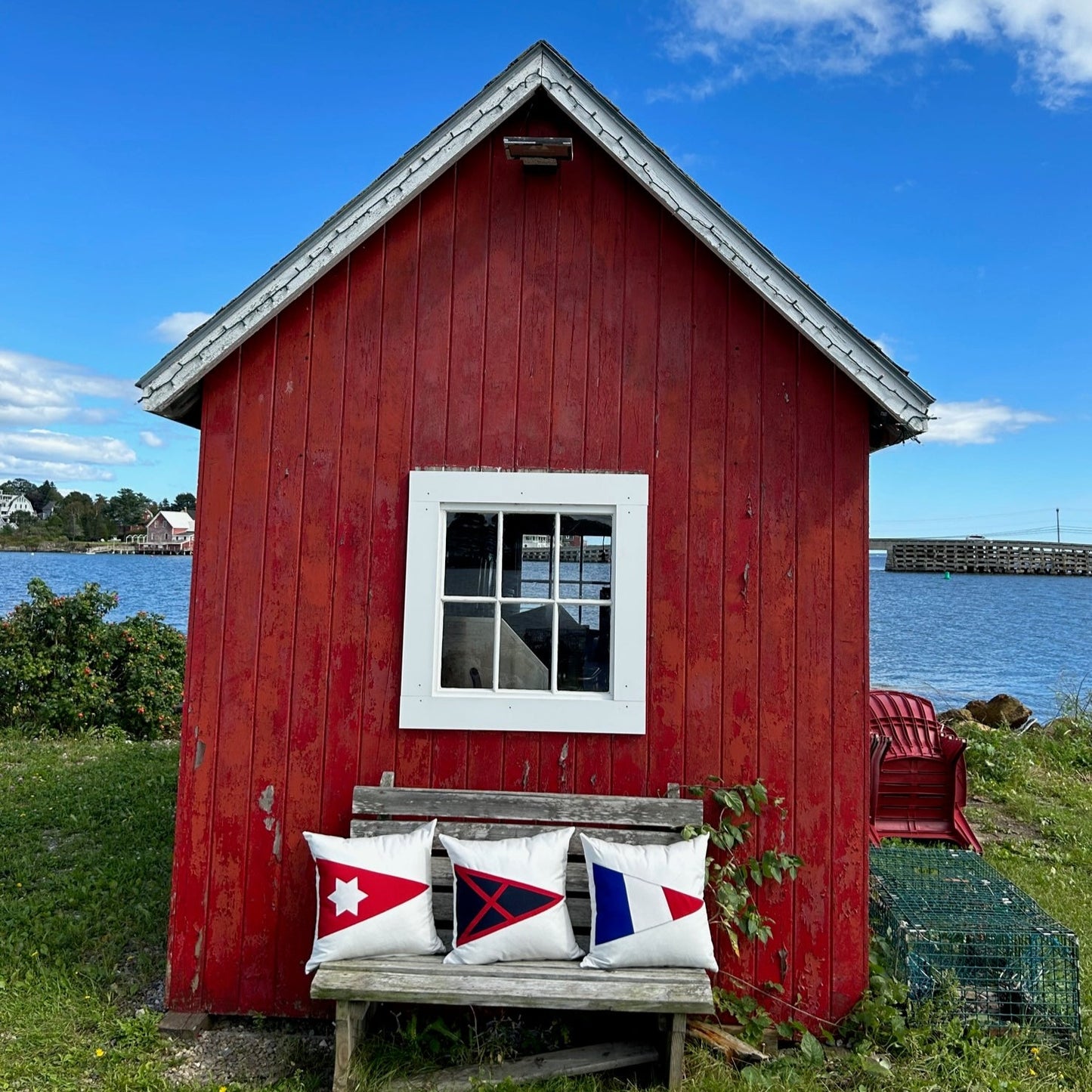 Sandy Bay Yacht Club Pillow