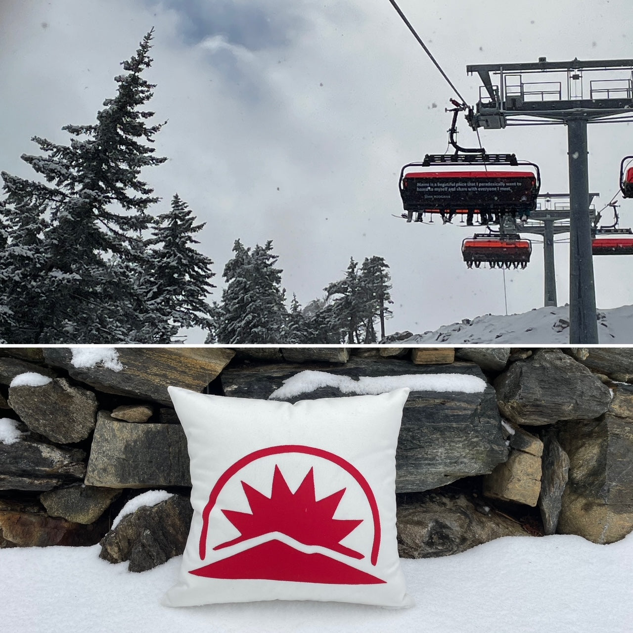 Sunday River Ski Resort Pillow