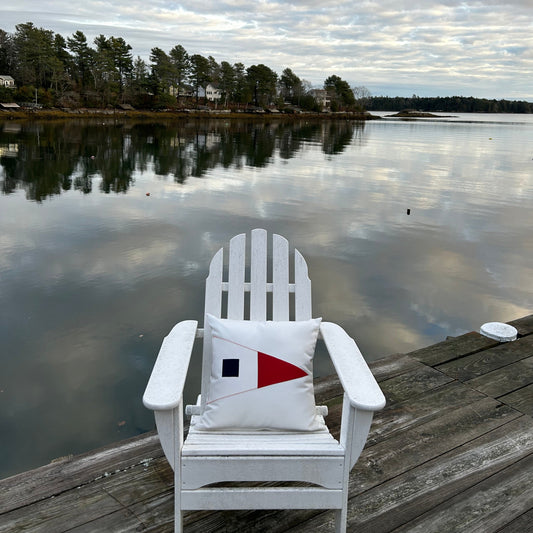 Seal Harbor Yacht Club Pillow