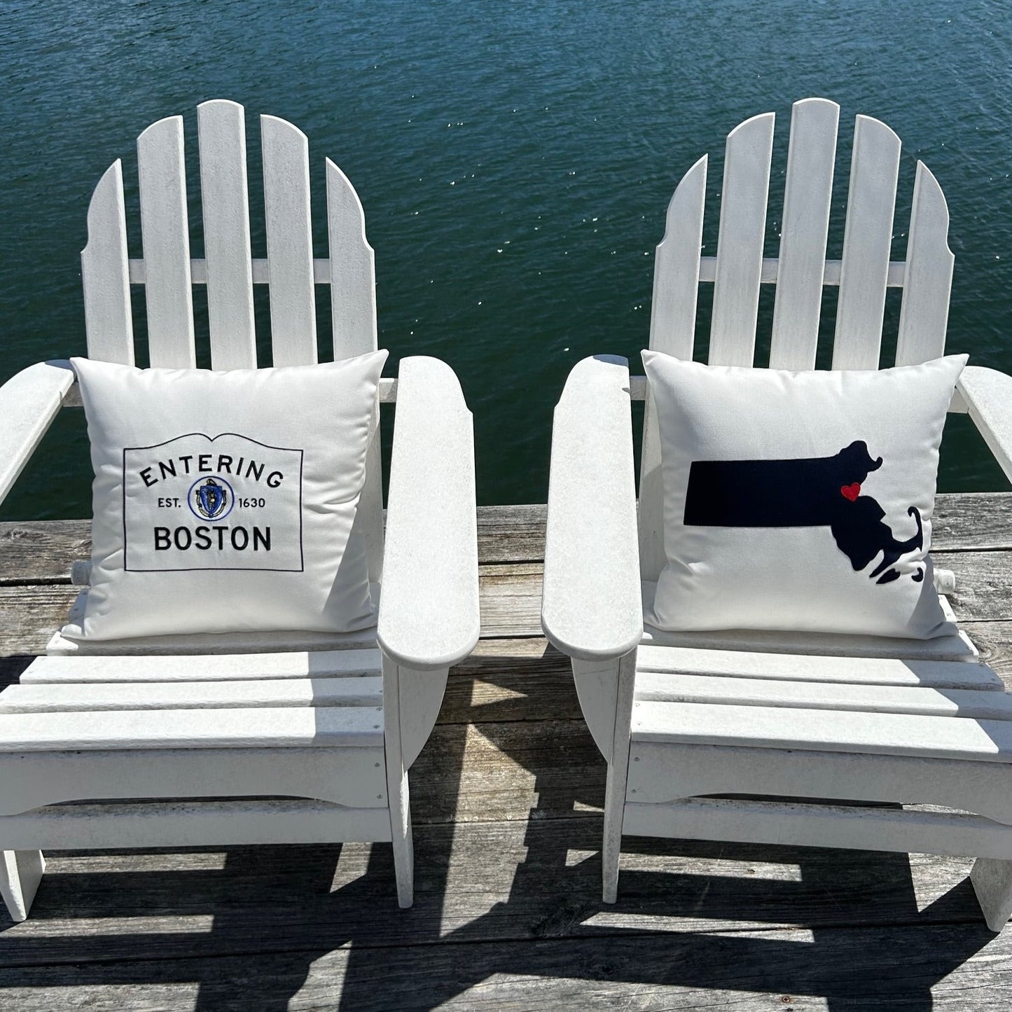 Massachusetts State Pillow