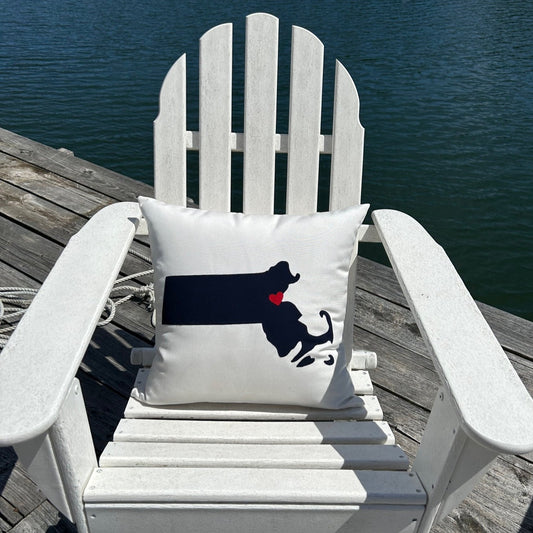 Massachusetts State Pillow