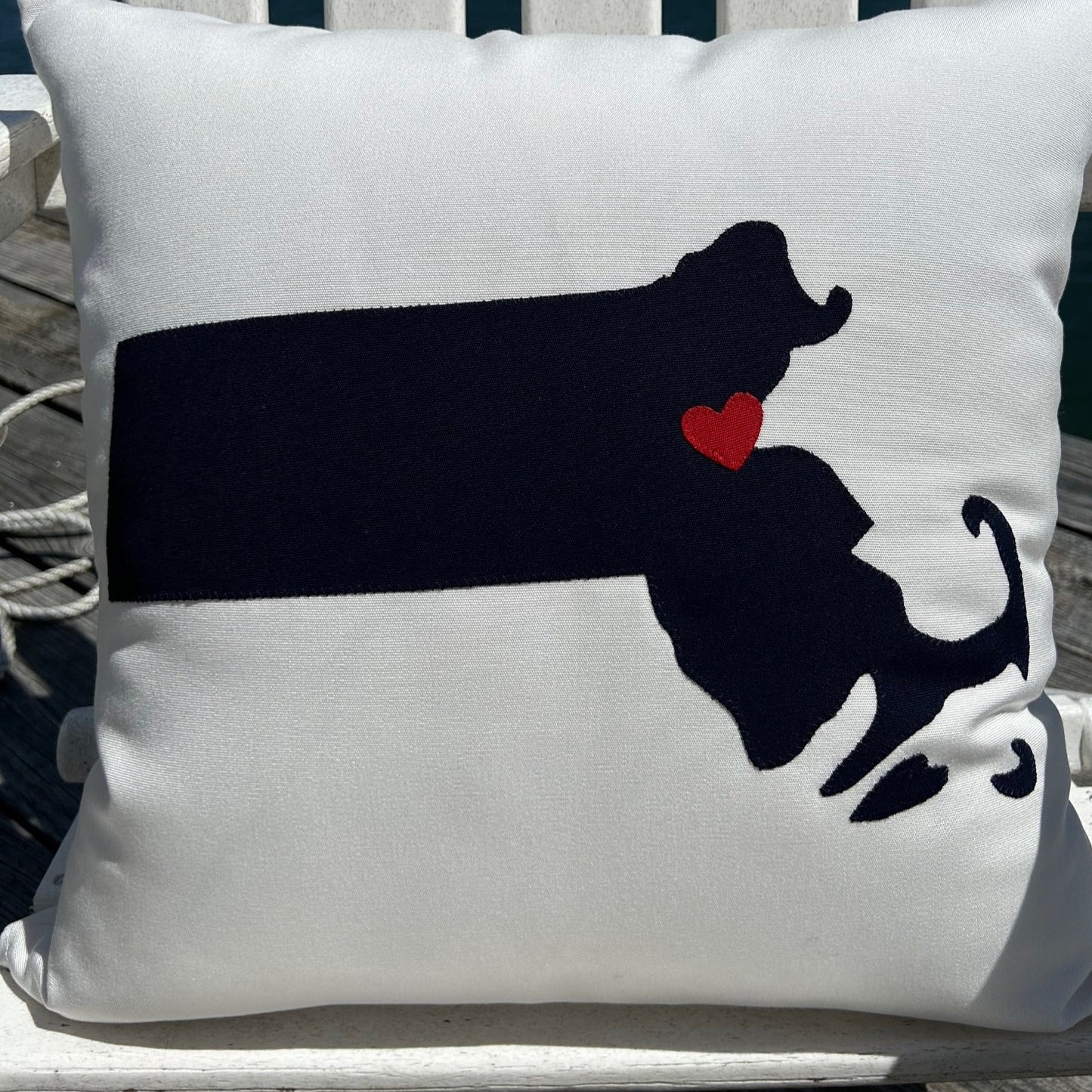 Massachusetts State Pillow