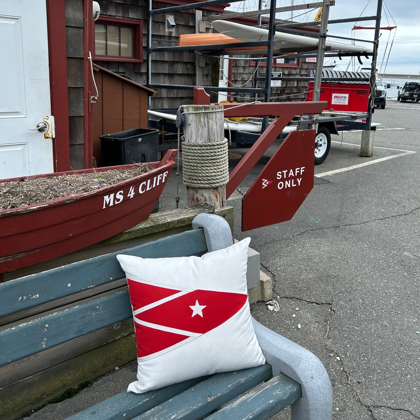 Marblehead Yacht Club Pillow