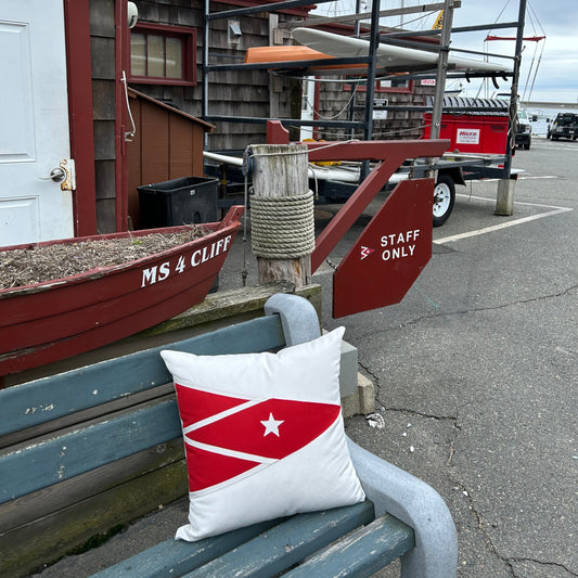 Marblehead Yacht Club Pillow