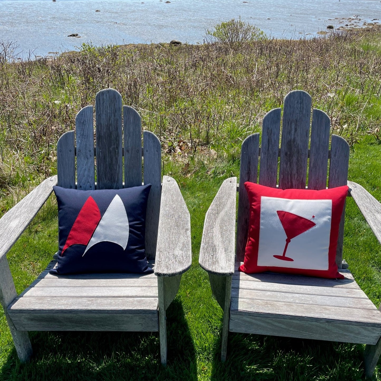 Cocktail Flag Pillow