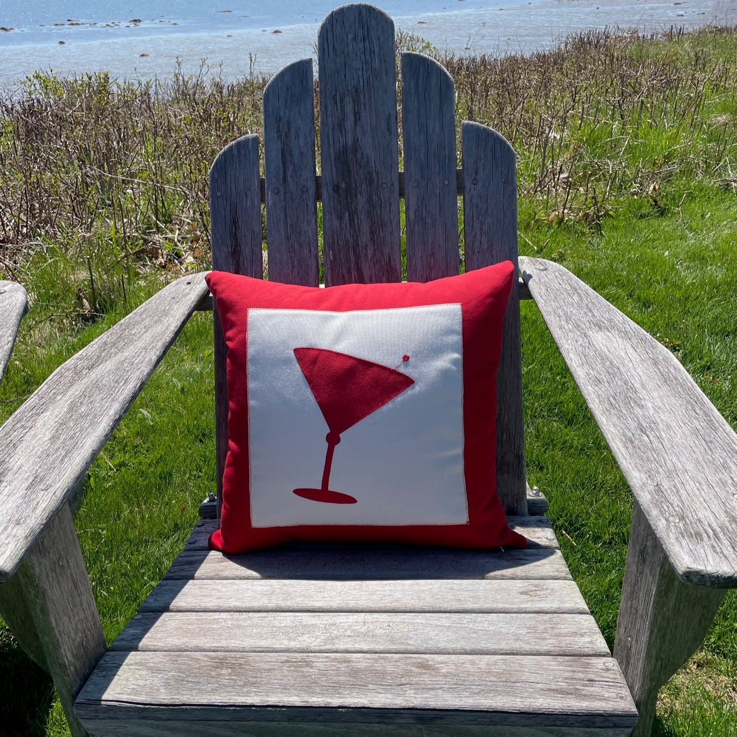 Cocktail Flag Pillow