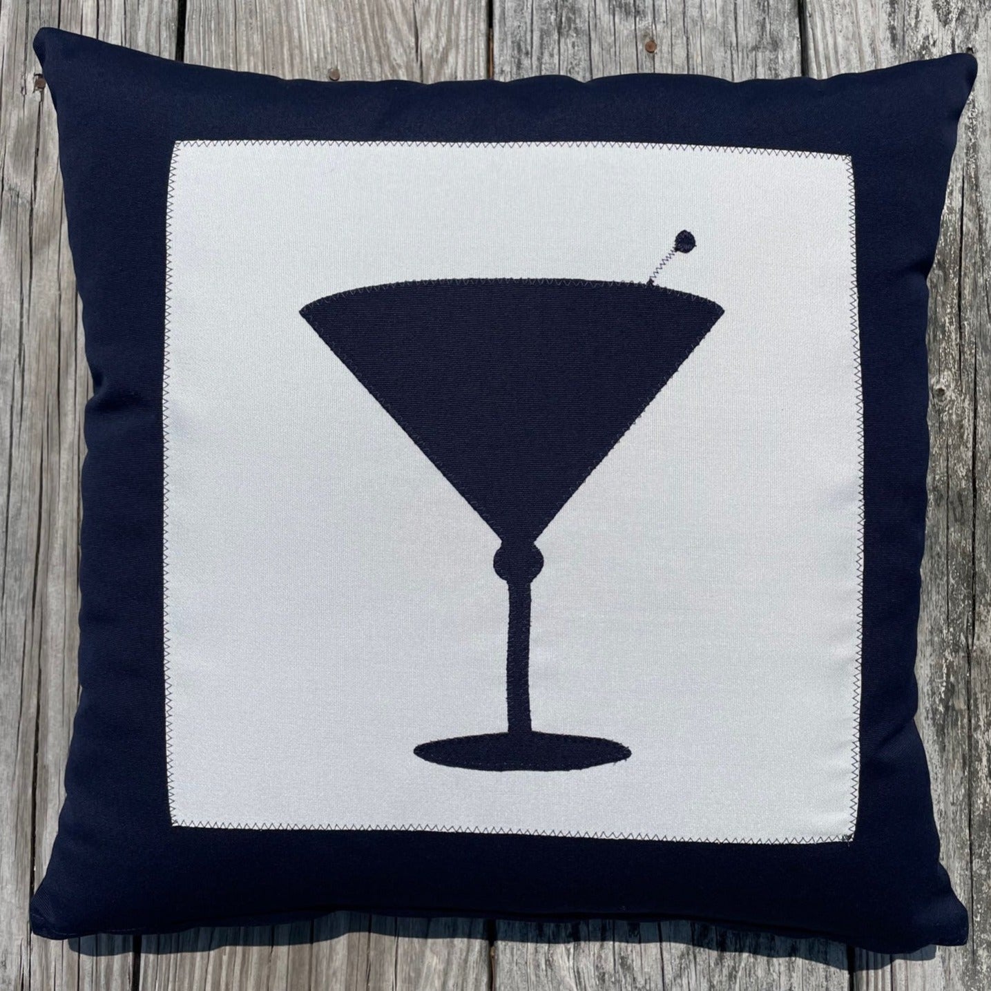 Cocktail Flag Pillow