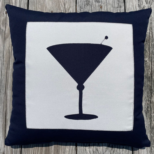 Cocktail Flag Pillow
