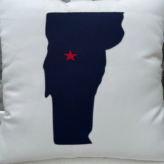 Vermont State Pillow