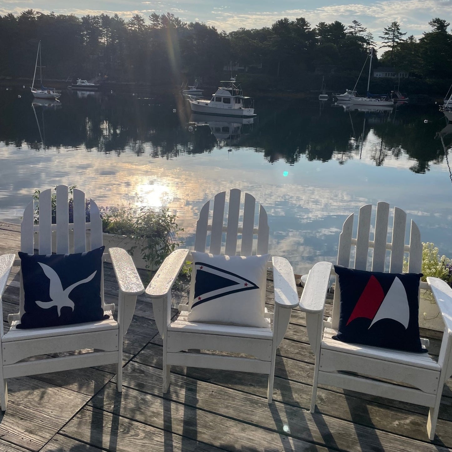 Rockland Yacht Club Pillow