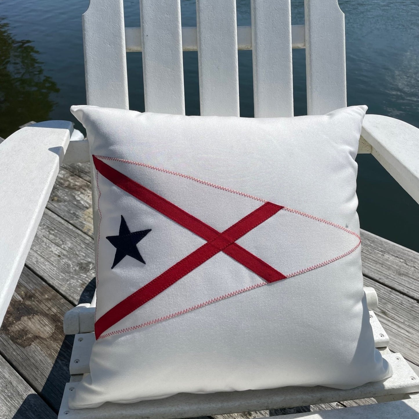 Boothbay Yacht Club Pillow