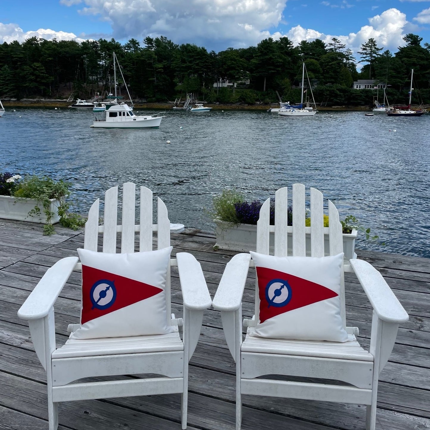 Northeast Harbor Fleet 100th Pillow
