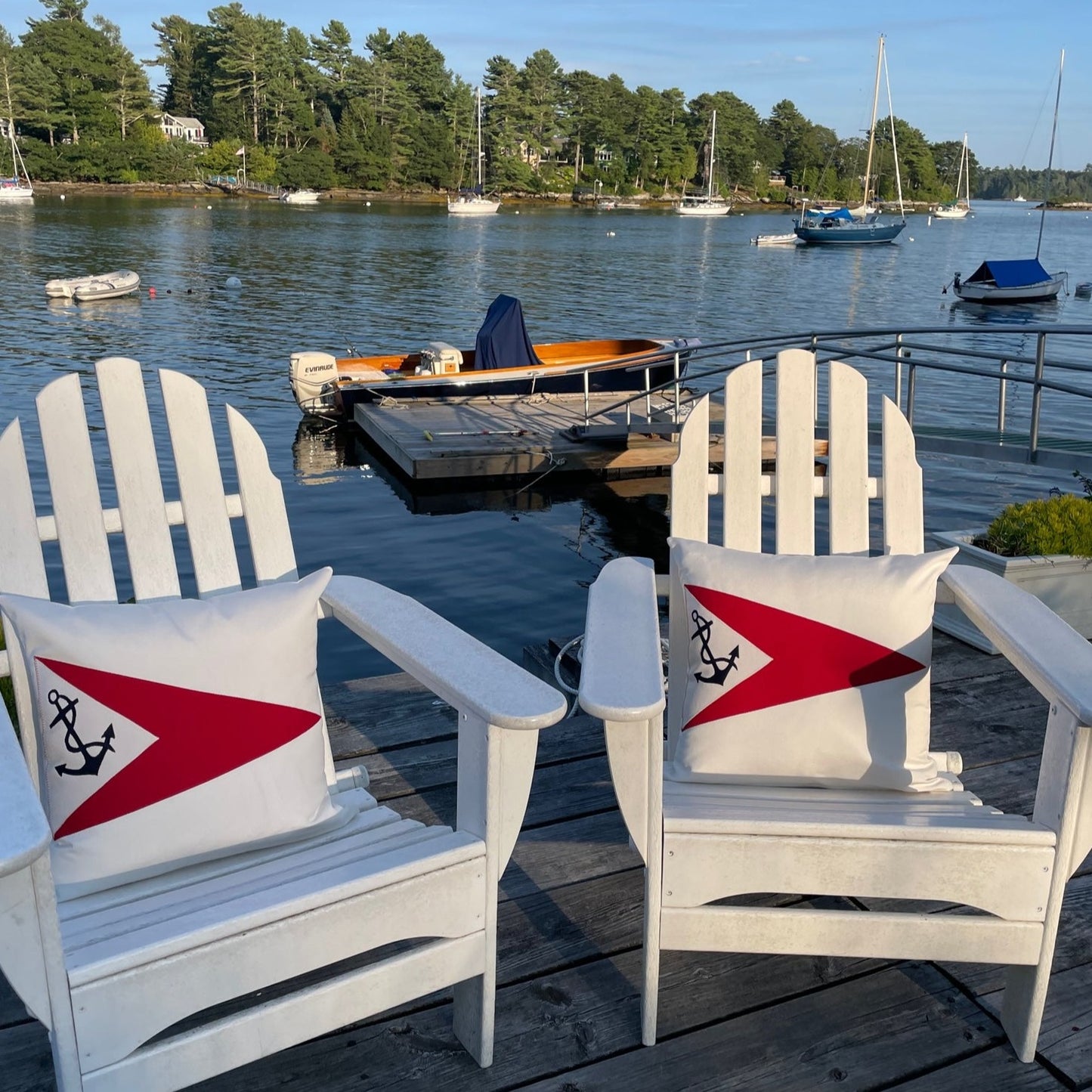 New Bedford Yacht Club Pillow