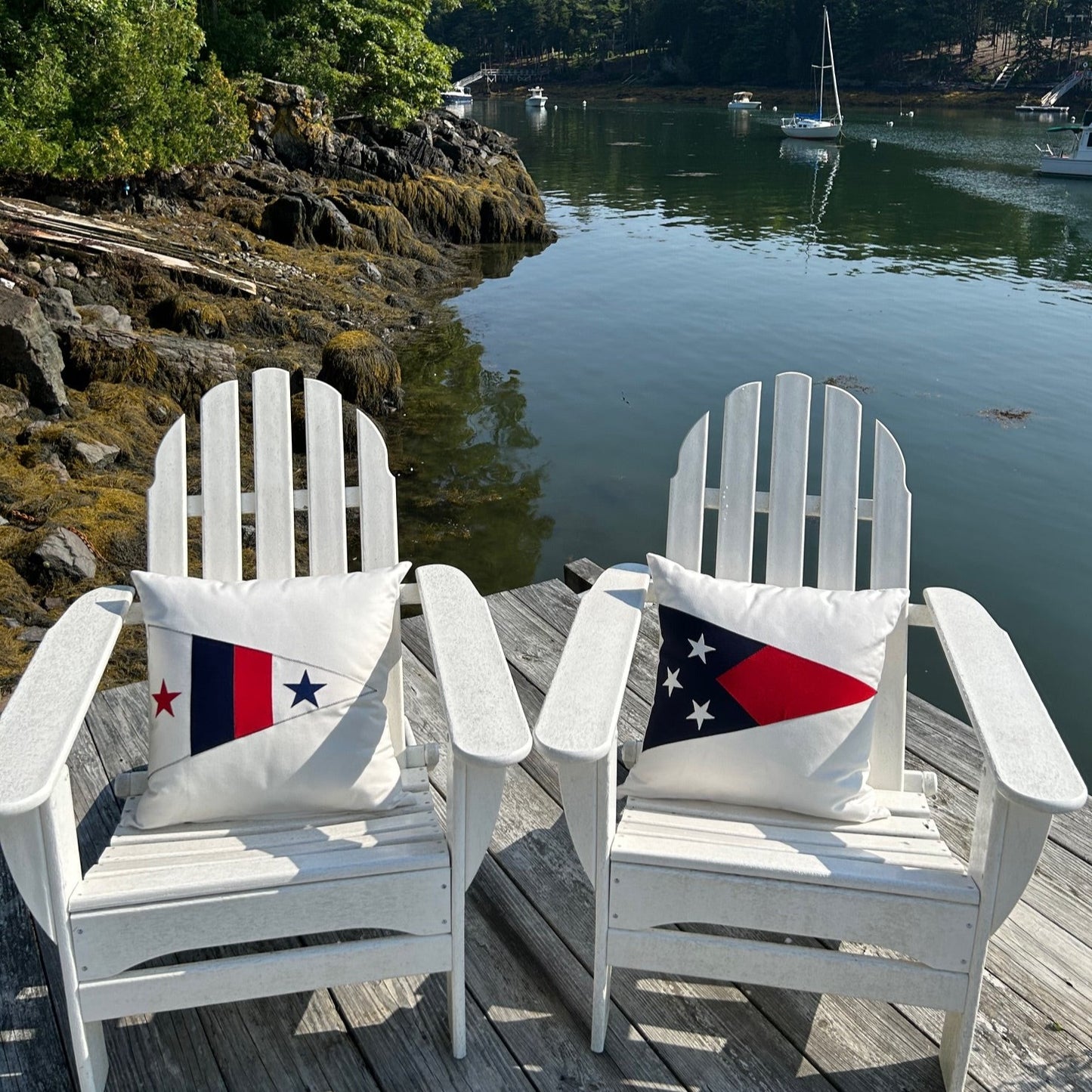 Vineyard Haven Yacht Club Pillow