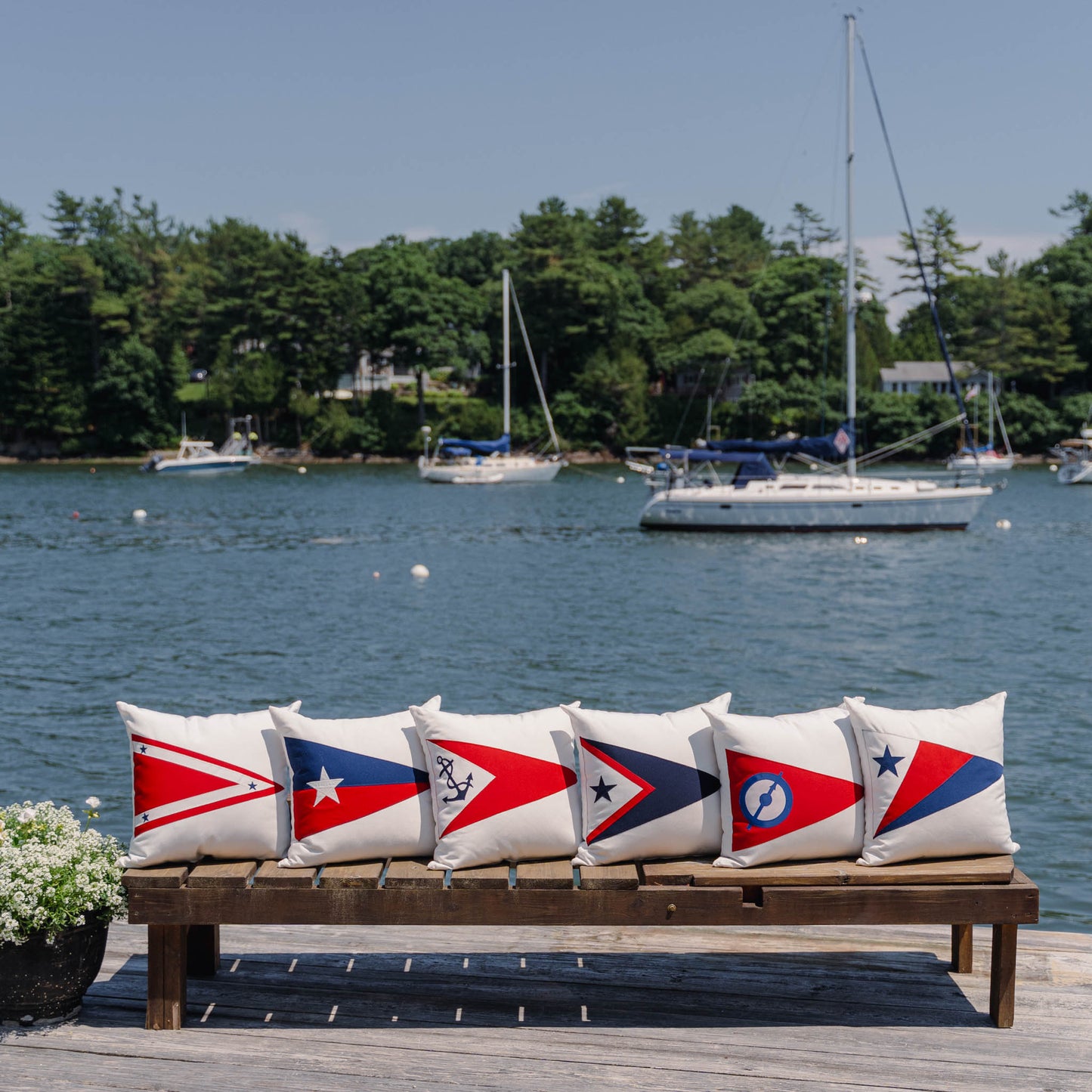 Northeast Harbor Fleet Pillow