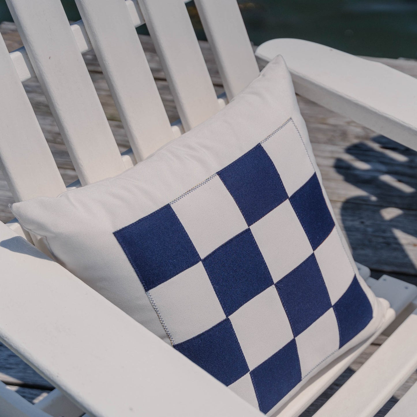 N (November) - Code Flag Pillow