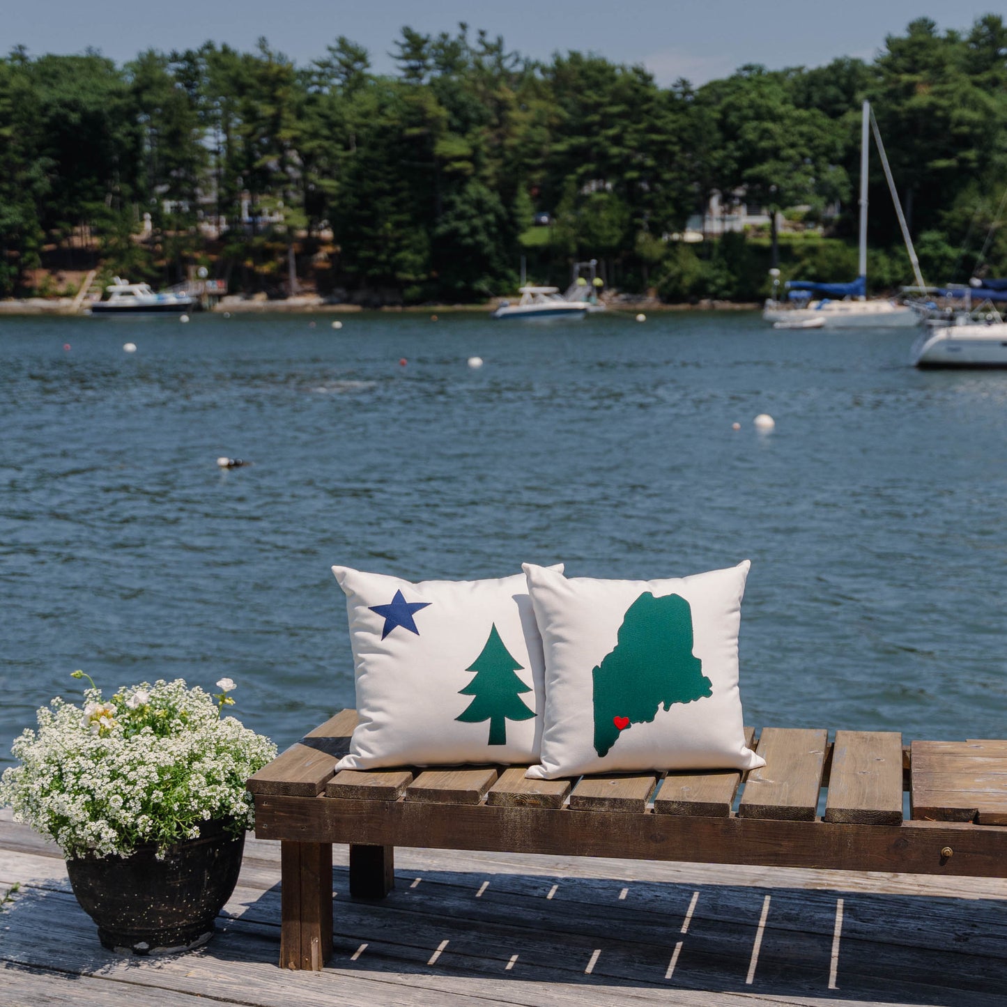 Maine State Pillow