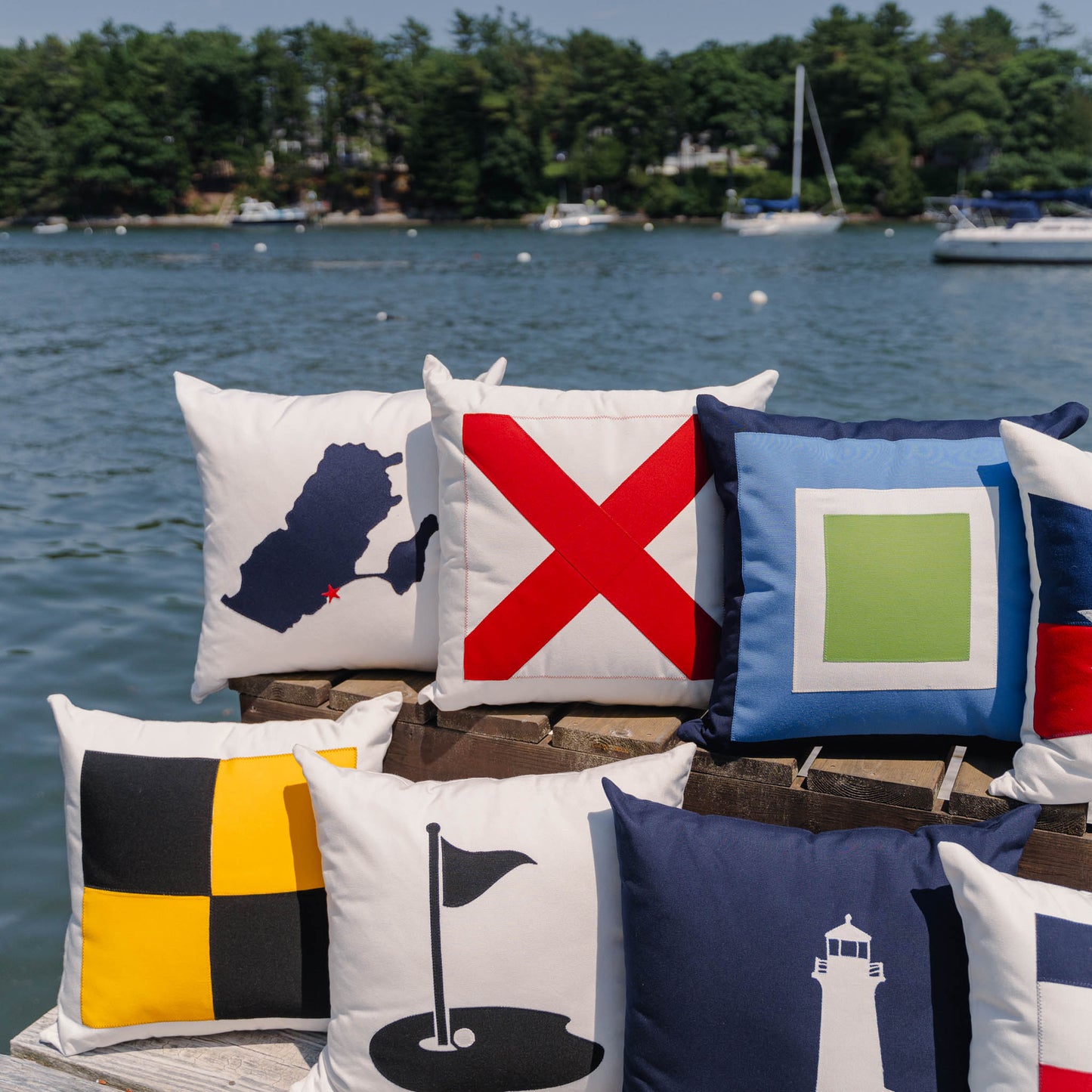 V (Victor) - Code Flag Pillow