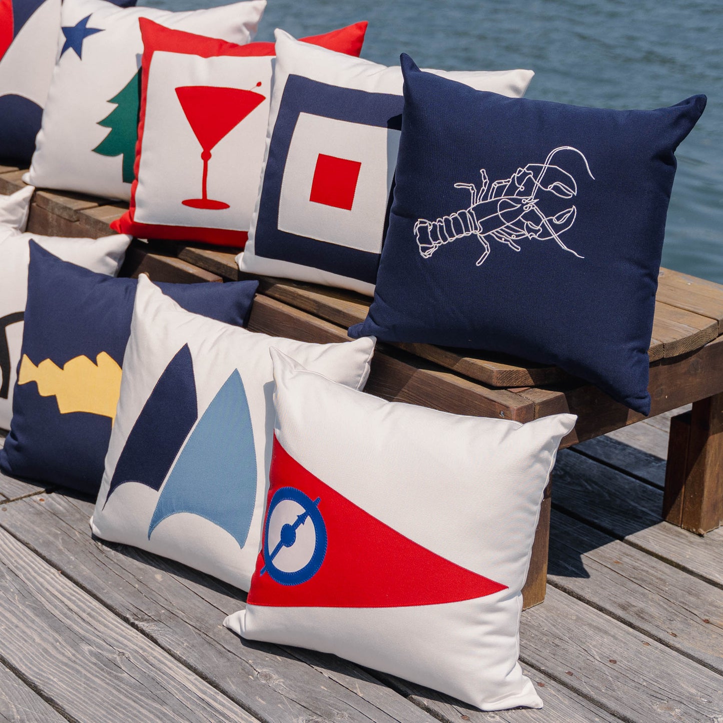 Northeast Harbor Fleet Pillow
