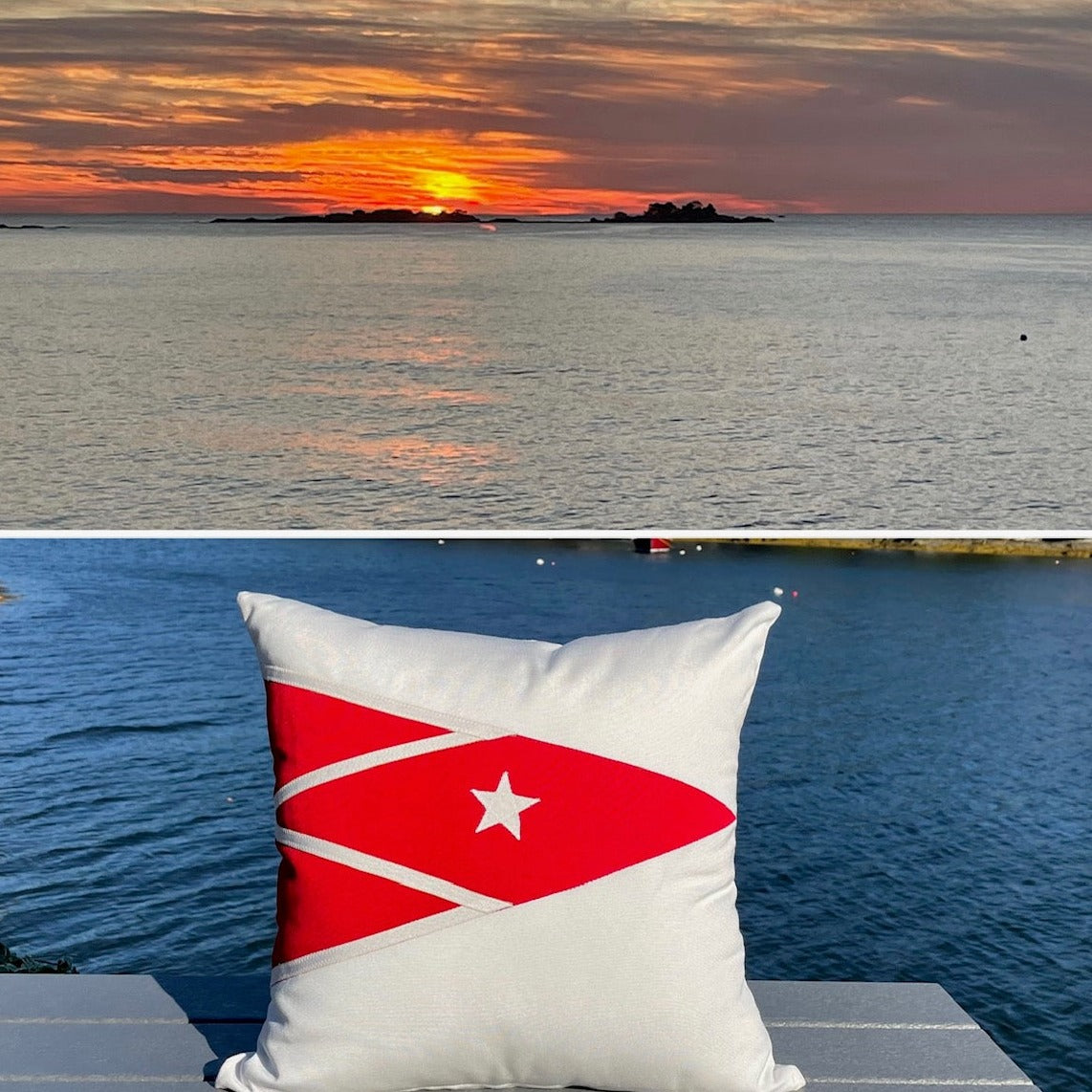 Marblehead Yacht Club Pillow