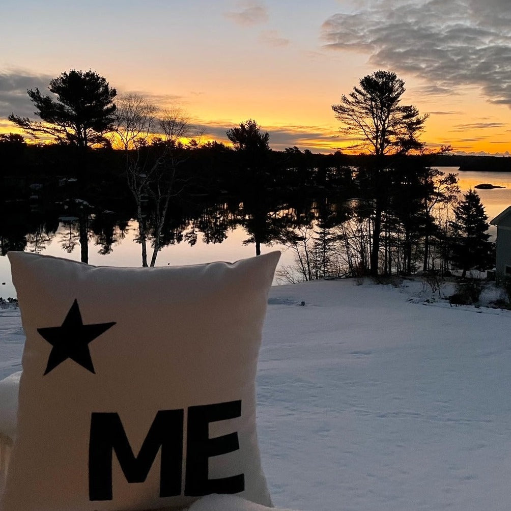 State of Maine ME pillow