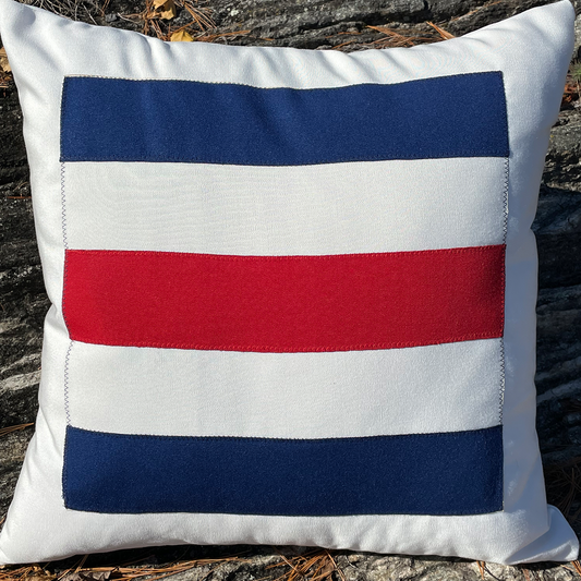 C (Charlie) - Code Flag Pillow
