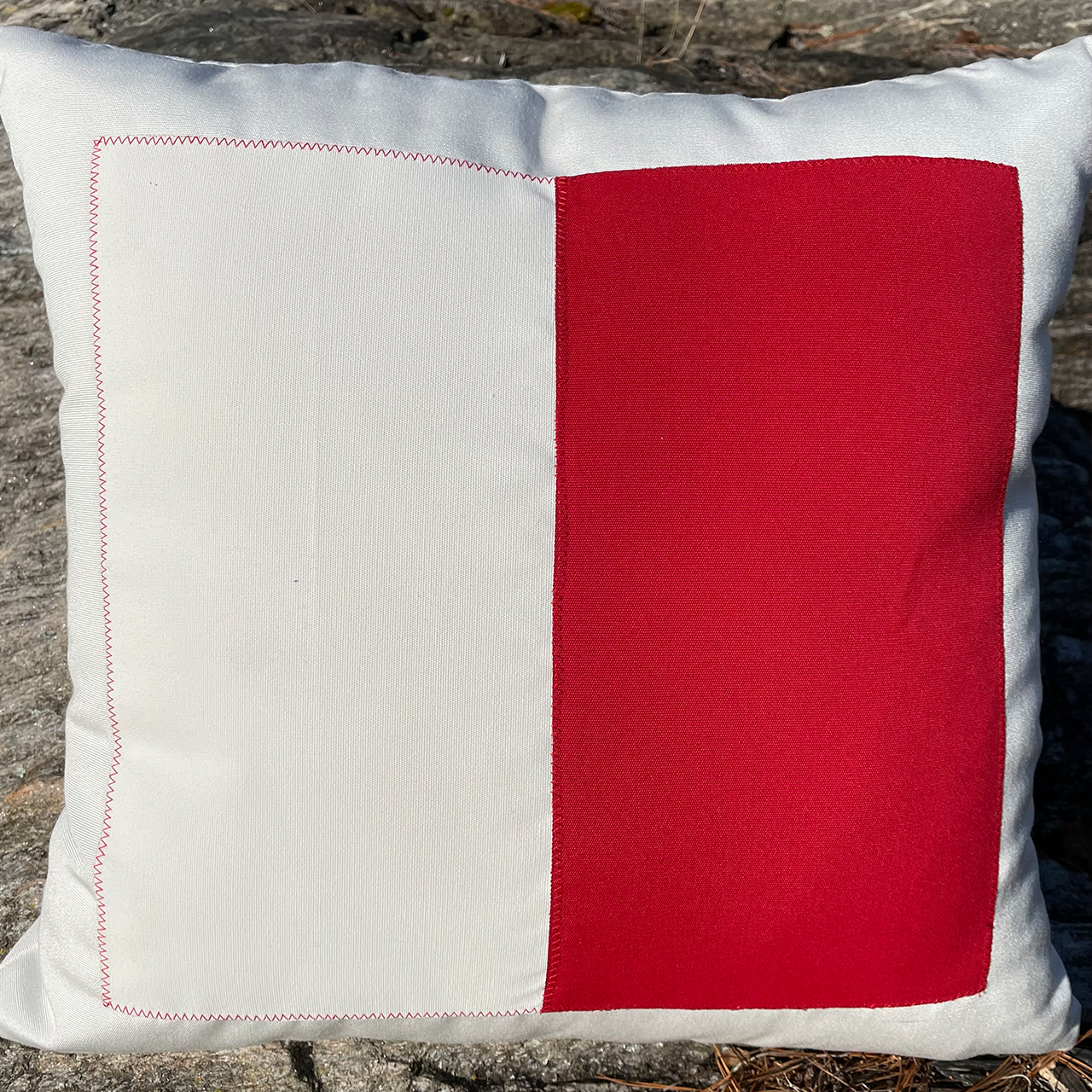 H (Hotel) - Code Flag Pillow