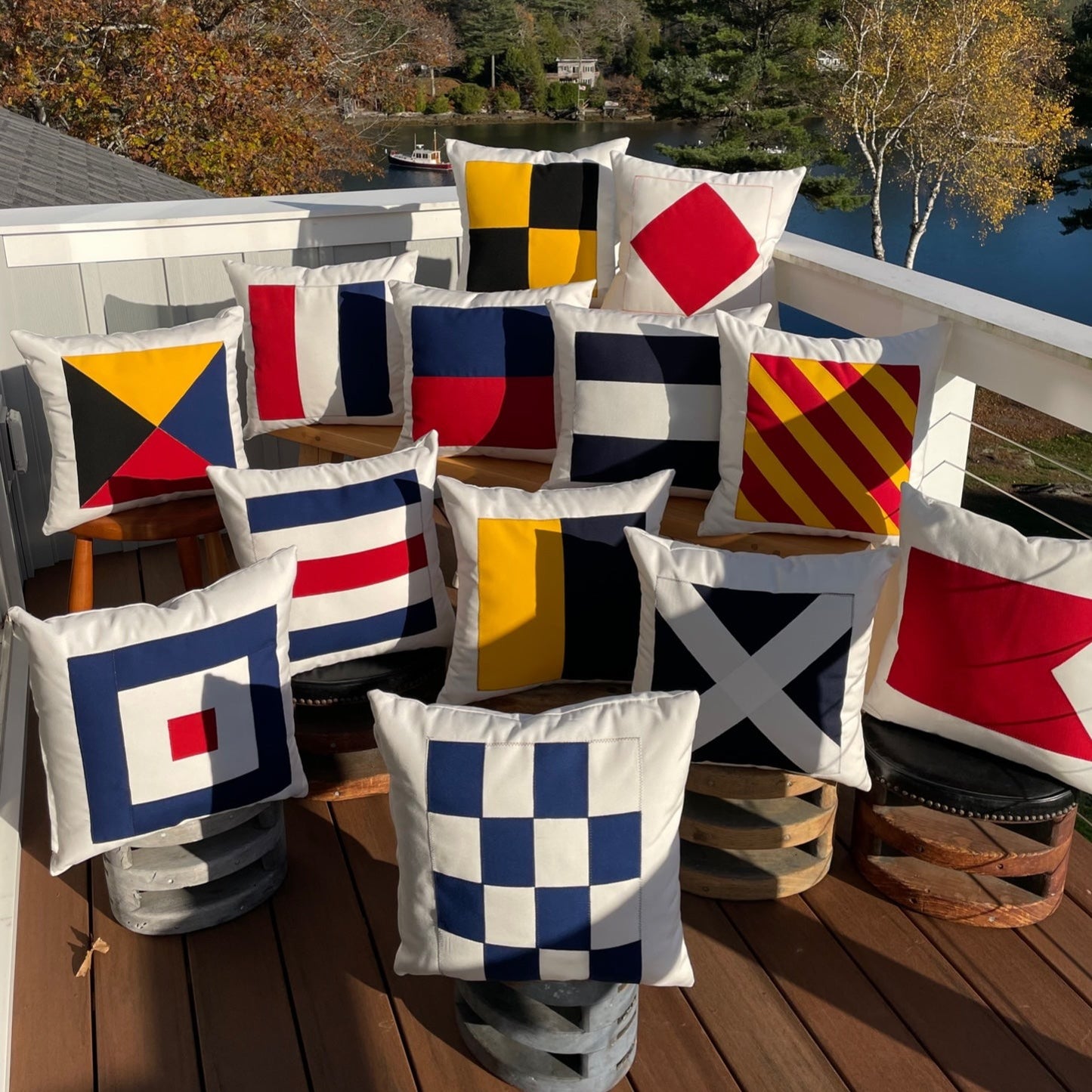 K (Kilo) - Code Flag Pillow