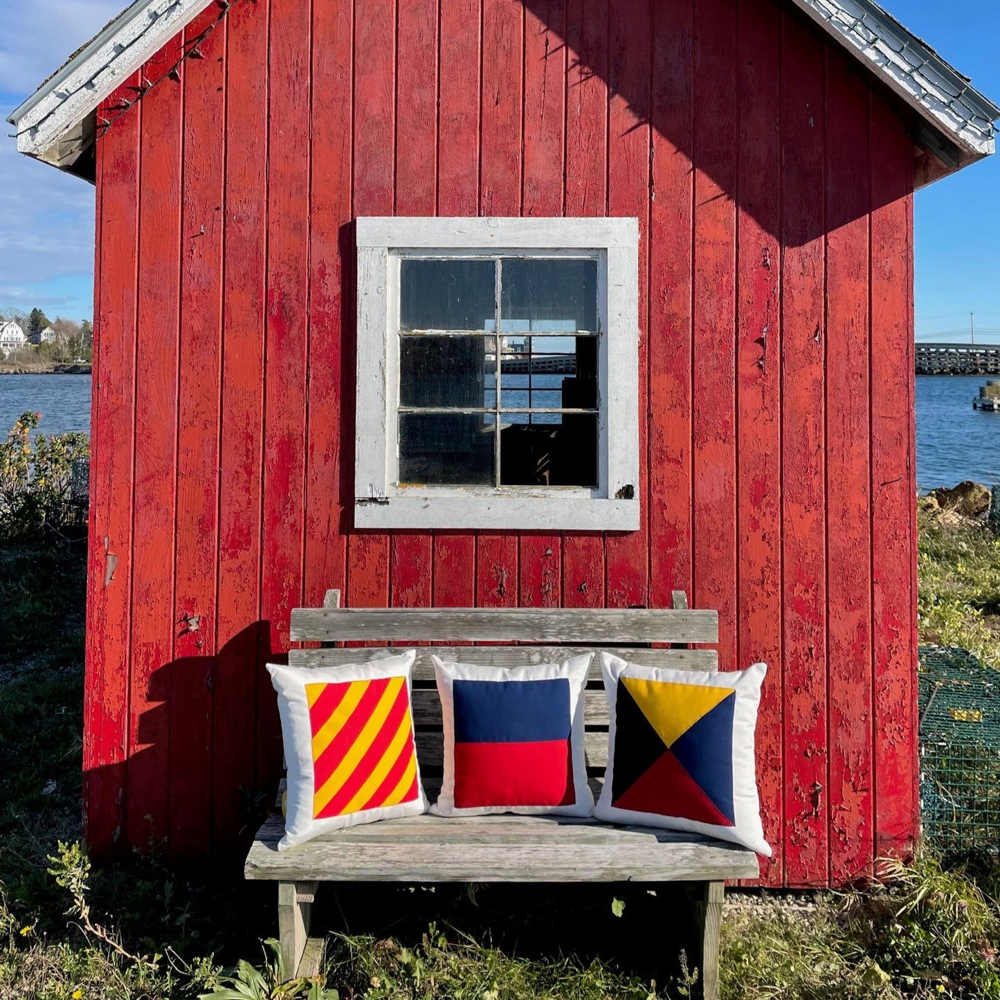 E (Echo) - Code Flag Pillow