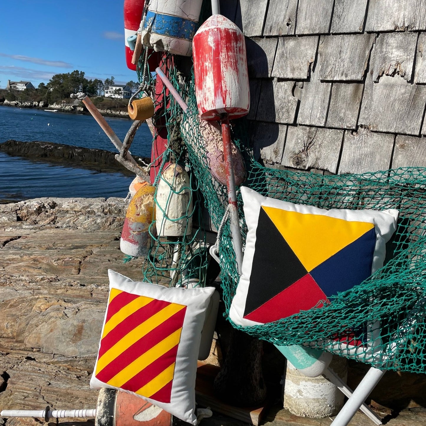 Y (Yankee) - Code Flag Pillow