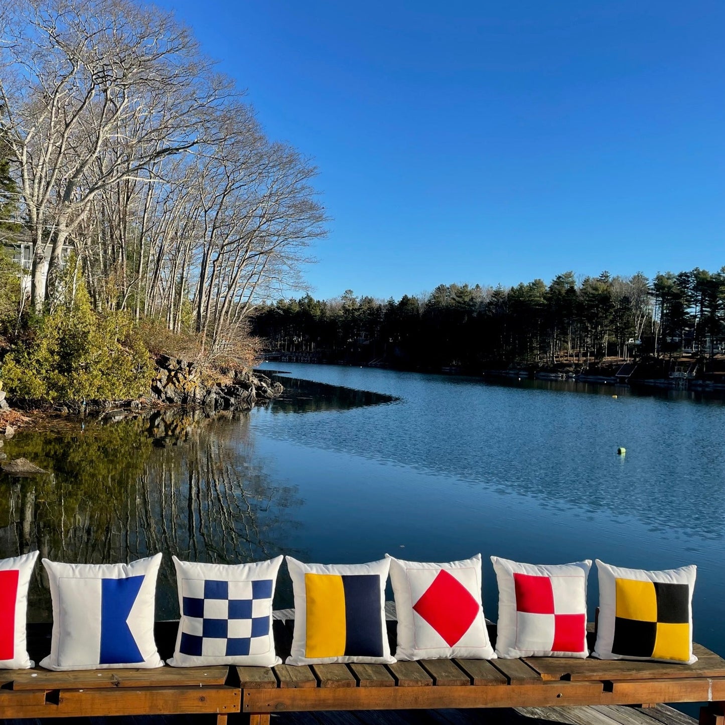 K (Kilo) - Code Flag Pillow