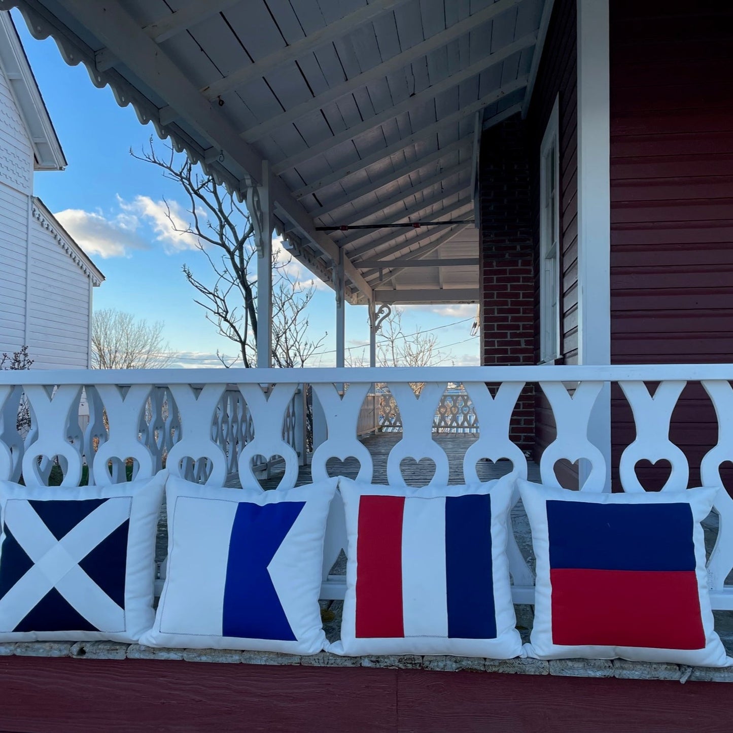 E (Echo) - Code Flag Pillow