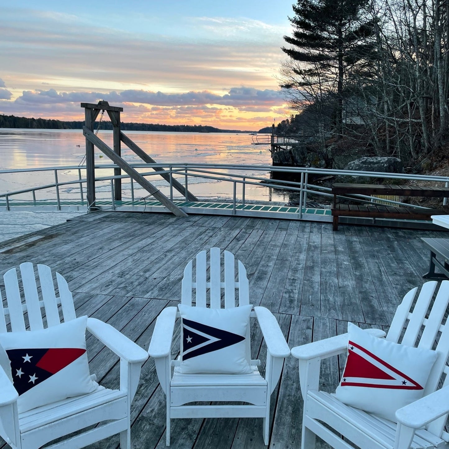 Nantucket Yacht Club PIllow