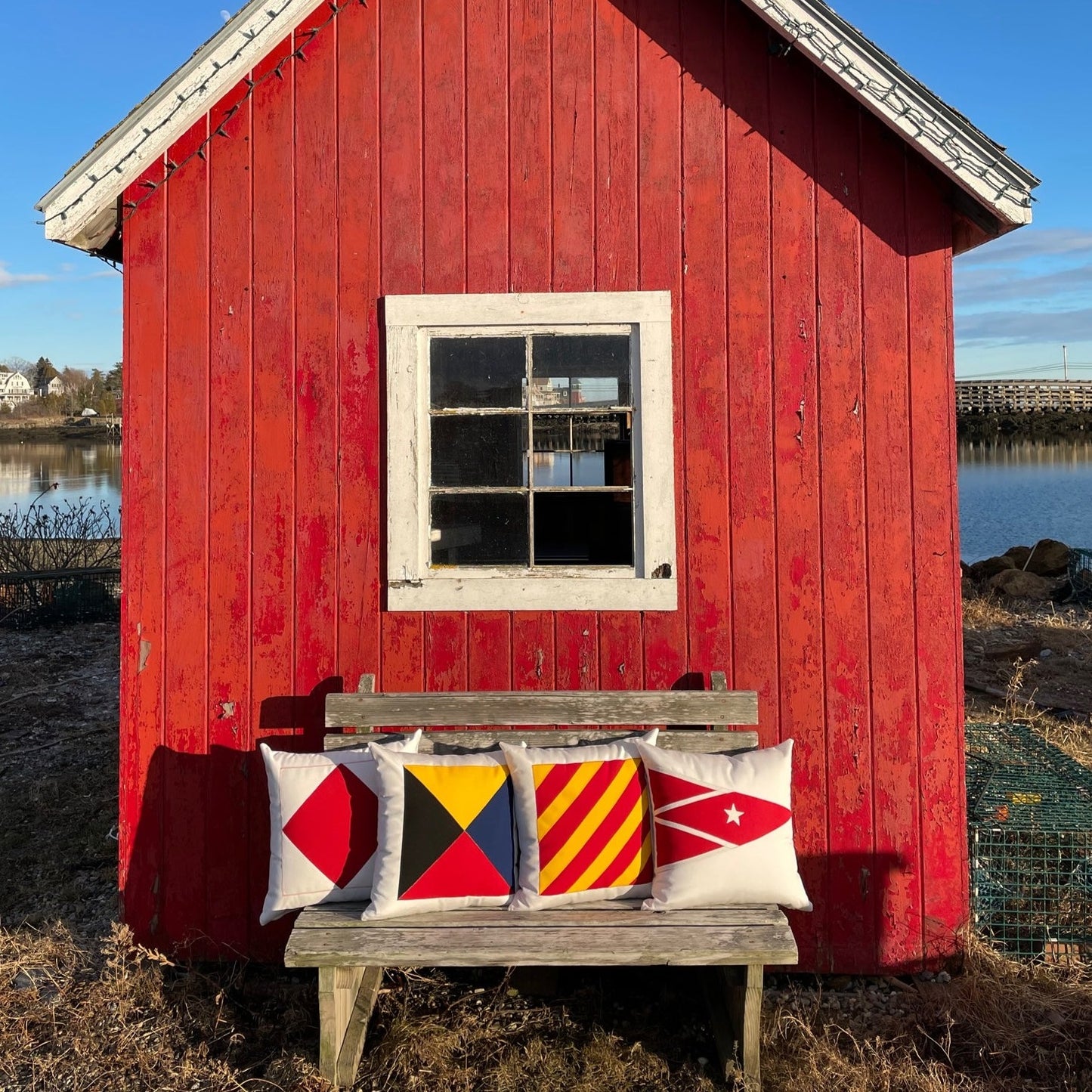 Y (Yankee) - Code Flag Pillow