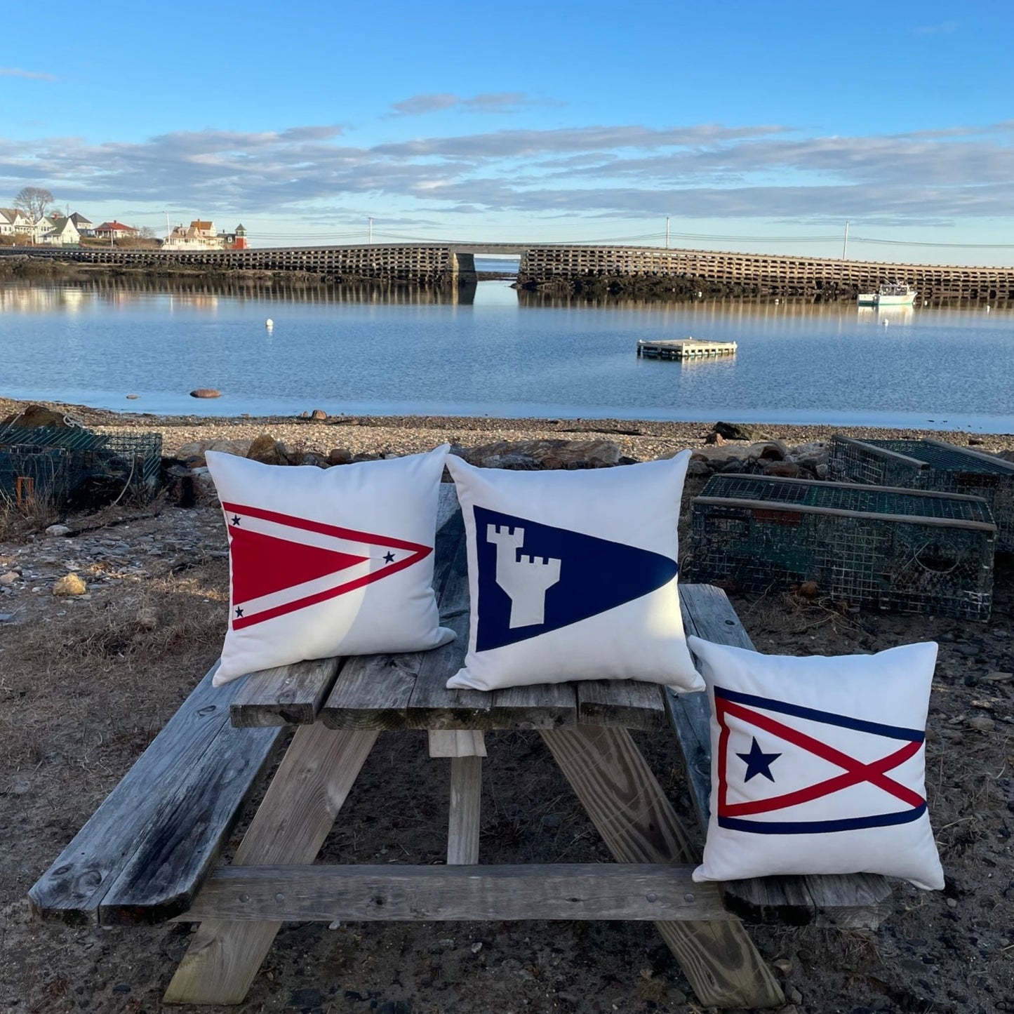 Camden Yacht Club Pillow