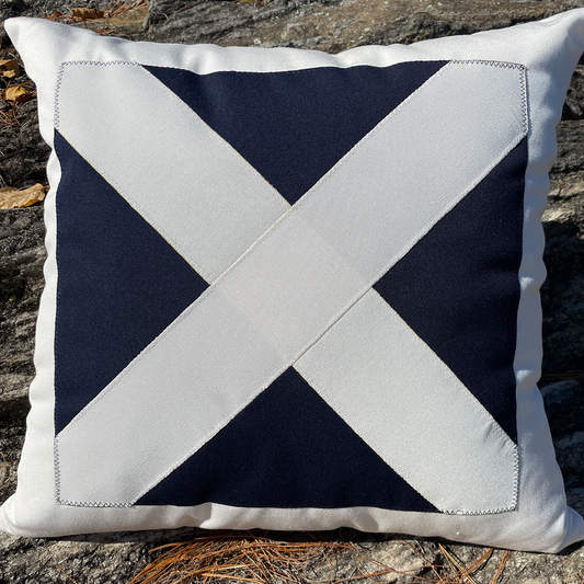 M (Mike) - Code Flag Pillow