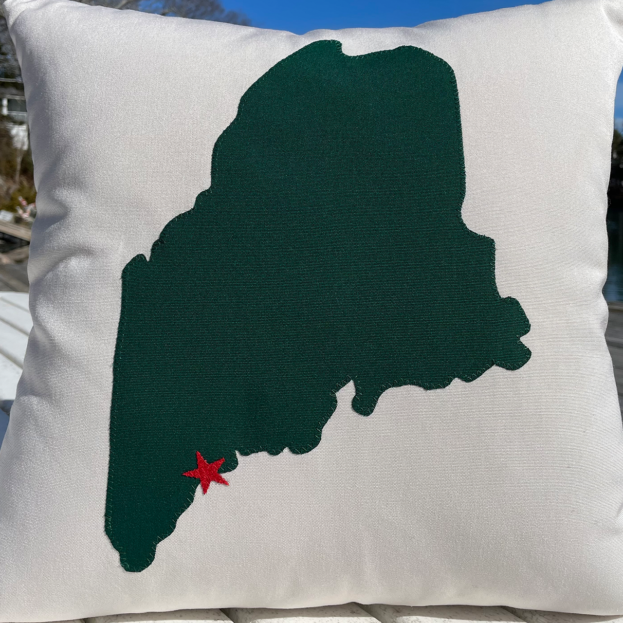 State of Maine Pillow