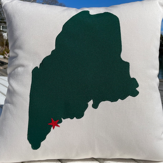 Maine State Pillow