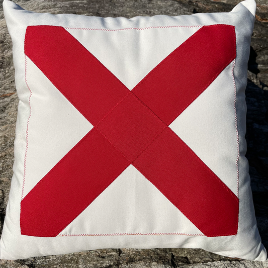 V (Victor) - Code Flag Pillow