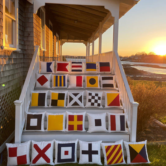 K (Kilo) - Code Flag Pillow