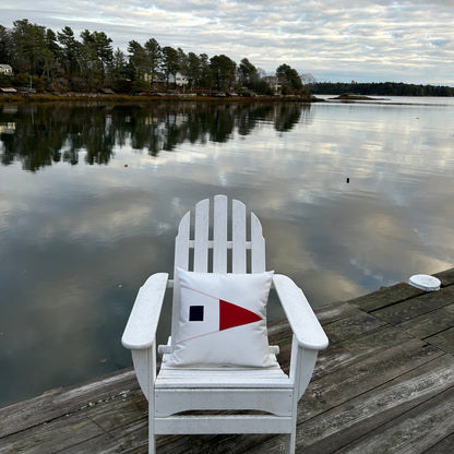 Seal Harbor Yacht Club Pillow