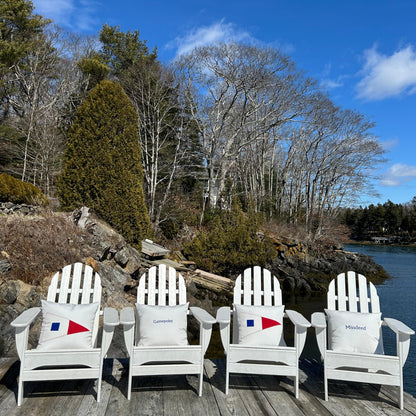 Seal Harbor Yacht Club Pillow