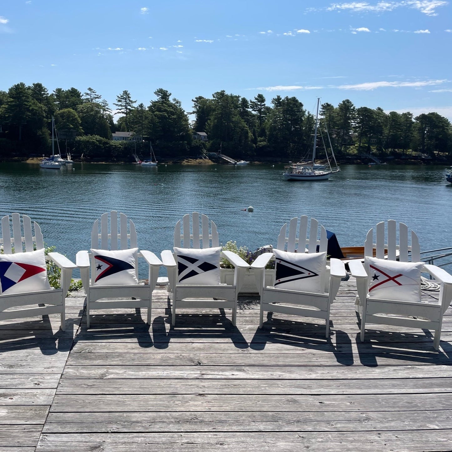 Rockland Yacht Club Pillow