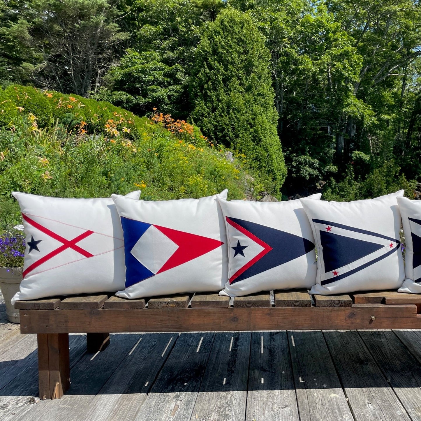 Boothbay Yacht Club Pillow