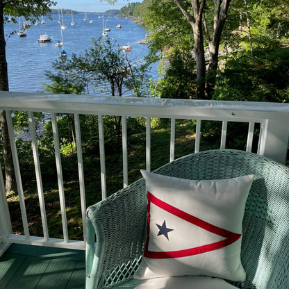 Bucks Harbor Yacht Club Pillow