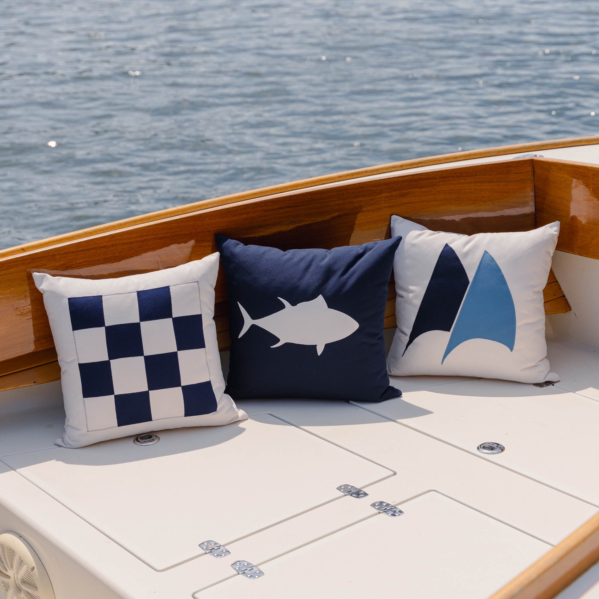 Boat pillows deck hotsell