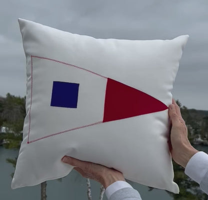 Seal Harbor Yacht Club Pillow